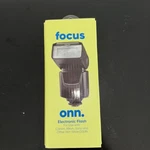 Onn Focus Electric Flash Brand For Canon, Nikon, Sony & Others New. Fixed Price $28.00.