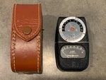 General Electric Exposure Meter With Leather Case DW-68. Fixed Price $11.88.