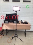 Lot Ikan Lights ILED312-V2 ILED312SP Spot Bi-color Flood Photography. Fixed Price $142.88.
