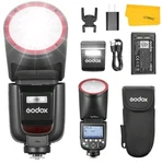 Godox V1 Pro Flash For Nikon, 2.4G Wireless Round Head 1/8000S Hss Ttl Speedli. Fixed Price $234.32.