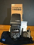 Yongnuo Digital Speedlite YN560 Flash With Box And Manual. Fixed Price $17.99.