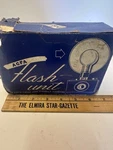 Vintage Agfa Flash Unit JN149 For Chief, Pioneer Cameras Box Untested Usa Sm. Fixed Price $12.12.