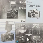 Various Instruction Manuals For Canon Cameras, Lenses & Flash Units. Fixed Price $8.00.