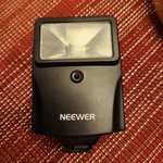 Neewer Model SF-01 Dual Single Pin Hot Shoe Compatible Camera Flash Used. Fixed Price $25.00.