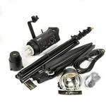 Bowens Gemini GM500R Monolight Flash Kit W/ Stand & Umbrella. Fixed Price $275.00.