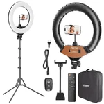 18IN Ring With Stand Photography Lighting Kit Led 2800-6500K Emart 18-INCH. Fixed Price $114.99.