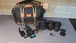 Canon Eos 70D & 18-200, 17-85MM, 18-55MM, Battery Grip, Bag, 1900 Shutter Clicks. Fixed Price $737.14.