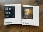 Impossible Project SX-70 Color Film (cold Stored / 2016 Prod. Date) Packs. Fixed Price $120.00.