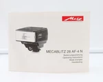 Metz Mecablitz 28AF4N Manual Instruction. Fixed Price $15.79.