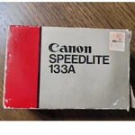 Canon Speedlite 133A Vintage Camera Flash With Box And Guide 35MM Accessory. Fixed Price $15.99.