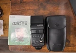 Canon Speedlite 420EX Shoe Mount Flash Tested With Case & Manual. Fixed Price $29.99.