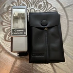 Vintage Canon Canolite D Flash W/ Case. Fixed Price $24.99.