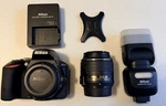 Nikon D5500 24.2MP Dslr Camera (kit W/18-55MM Lens) Plus SB-500 Speedlight. Fixed Price $399.99.