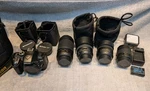 Nikon D5300 Dslr Camera Kit W/ 4 Lenses 18-55MM, 70-300MM, 35MM, 50MM & More!. Fixed Price $1195.00.