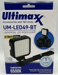 Ultimaxx Universal Video Light UM-LED49-BT Brand New Box + Free Shipping!. Fixed Price $24.99.