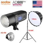 Us Godox AD600PRO 600W Ttl Outdoor Flash Strobe LIGHT+120CM Deep Softbox Stand. Fixed Price $849.00.