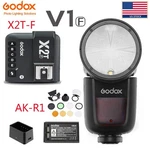 Godox V1F V1-F Camera Flash Speedlite Ttl X2T-F Trigger AK-R1 Barn Door For Fuji. Fixed Price $312.00.