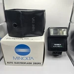 Minolta Auto Electroflash 280PX Shoe Mount - Made Japan. Fixed Price $34.99.