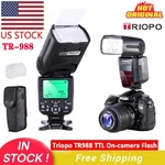 Us Triopo TR-988 Ttl Hss Camera Speedlite Flash For Canon 6D 60D 550D Nikon D700. Fixed Price $69.99.