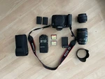 Canon 7D Kit With Top Flash, 2 Lenses, Batteries, Memory Cards. Fixed Price $800.00.