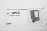 Sunpak Thyristor Auto 322S/322 Flash Instruction Manual+english+original++nice. Fixed Price $9.95.