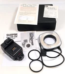 Sunpak Auto Dx 12R Macro Light Flash Kit Boxed Case Manual Adapter Rings. Fixed Price $79.00.