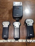 Braun Lot Of Camera Flashes 2000 260 Bc Variocomputer 42 Vc Vintage. Fixed Price $42.00.