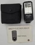 Minolta Electroflash 20. Fixed Price $15.00.
