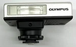 Olympus Pen FL-14 Shoe Mount Electronic Flash Mint Silver Black Tested. Fixed Price $49.70.