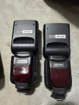 2X Neewer NW562 Ttl Speedlite Flash For Nikon + Pouches Lot Of Dslr. Fixed Price $49.00.