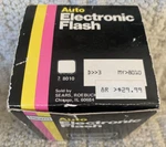 Vintage Sears Camera Flash Model #330.80100 Hot Shoe Mount Orig. Box Tested. Fixed Price $25.00.