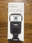 Sunpak DF4000U Powerzoom Flash For Nikon / Canon Dslr Cameras - Open Box. Fixed Price $31.13.