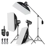 Godox 750W Professional Studio Strobe Flash Kit, 3-LIGHT L.... Fixed Price $653.02.