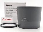 Unused Canon ET-74B Lens Hood For EF70-300MM RF100-400MM + Filter From Japan. Fixed Price $44.99.