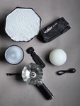 Rare Godox Lux Master Retro Ttl Hss Camera Flash Complete Kit. Fixed Price $253.99.