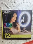 Vivitar 12 Led Ring Light W/ Tripod & Ball Head Black Open Box. Fixed Price $10.63.