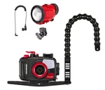 Olympus PT-059 Underwater Photo Case + Inon S-220 Flash Scuba Kit. Fixed Price $1107.86.