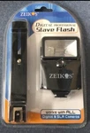 Zeikos Digital Slave Flash ZE-DS12 W/bracket Works W/all & Slr Cameras. Fixed Price $13.00.