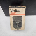 Vivitar 2600 Universal Auto Electronic Flash + Original Box. Fixed Price $18.00.