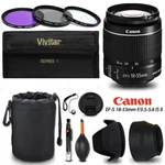 Canon Ef-s 18-55MM F/3.5-5.6 Is Stm + Accessories For Eos Rebel T5 T3I. Fixed Price $278.71.