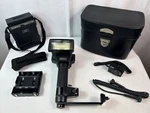 Vivitar 365 Flash, LVP-1 Battery Pack, Vari Sensor Lot Works Great !!. Fixed Price $75.00.