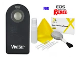Wireless Remote Control Shutter For Canon Rebel 450D 500D By Vivitar Photo. Fixed Price $14.76.