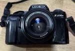 Minolta X-370N 35MM Slr Film Camera Body With 50MM F/ 1.7 Lens , Works Good. Fixed Price $63.74.