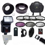Pro Flash / Lenses Filters 16GB Kit For Nikon D3000 D3100 D3200 D3300 D5000. Fixed Price $168.99.