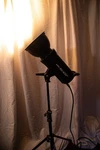 Godox SK400II 400W System Studio Flash Strobe Light Head 110V With Stand. Fixed Price $95.00.