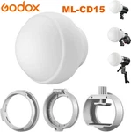 Godox ML-CD15 Diffuser Dome Kit 3 Adapter Ring For Camera Flash Speedlite Light. Fixed Price $29.00.