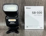 Nikon Speedlight SB-500 Hot Shoe Mount Flash With Stand Tested. Fixed Price $99.99.
