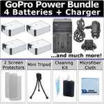 4 Pack Of HERO3 / 3+ Replacement Batteries And Battery Charger Usb Kit. Fixed Price $19.99.