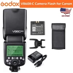 Godox V860II-C V860IIC Ttl Hss 2.4G Camera Flash Speedlite + Battery For Canon. Fixed Price $179.00.
