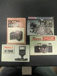 Multiple Vintage Camera & Accessory Instruction Manuals. Fixed Price $18.00.